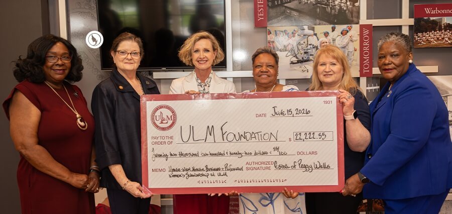You are currently viewing Peggy Wells Estate Gift Nearly Doubles ULM Women’s Scholarship Endowment